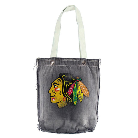 Chicago Blackhawks NHL Vintage Denim Shopper