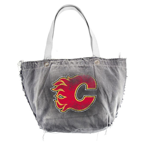 Calgary Flames NHL Vintage Denim Tote