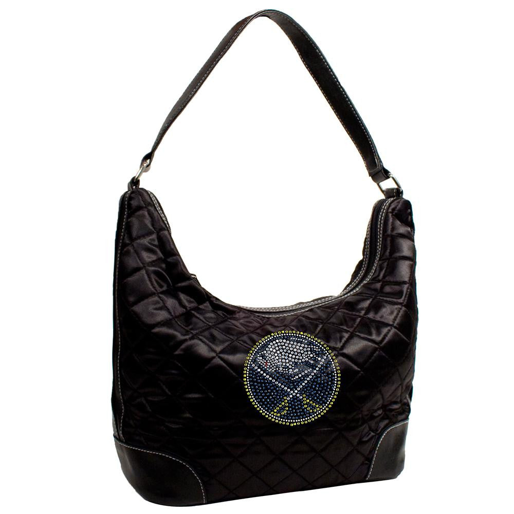 Buffalo Sabres NHL Sport Noir Quilted Hobo