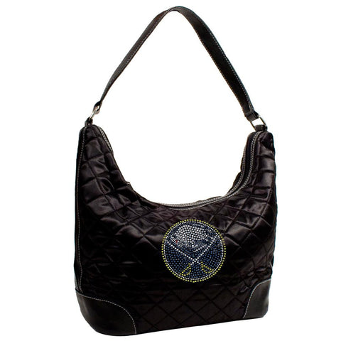 Buffalo Sabres NHL Sport Noir Quilted Hobo