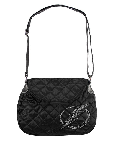 Tampa Bay Lightning NHL Sport Noir Quilted Saddlebag