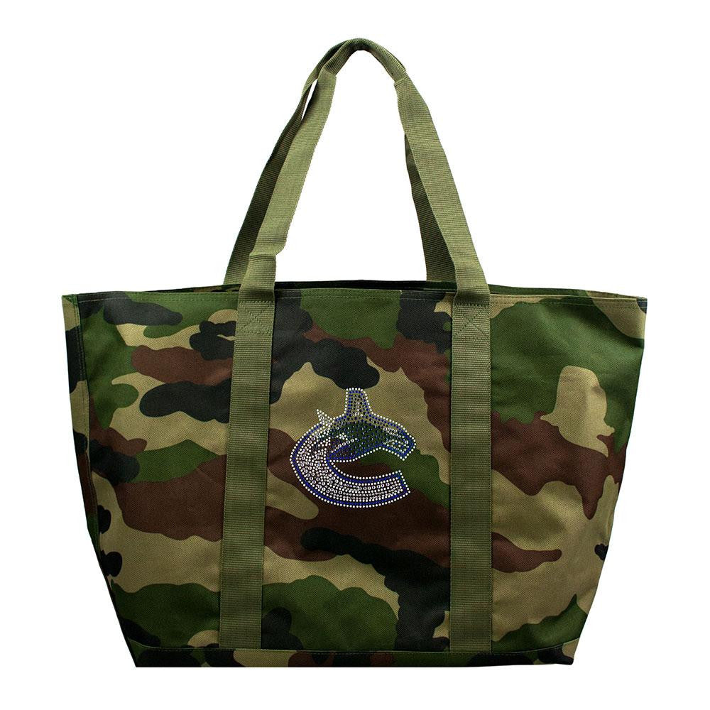 Vancouver Canucks NHL Camo Tote