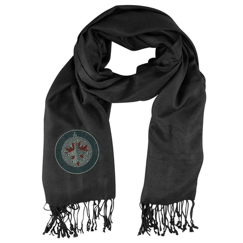 Winnipeg Jets NHL Black Pashi Fan Scarf