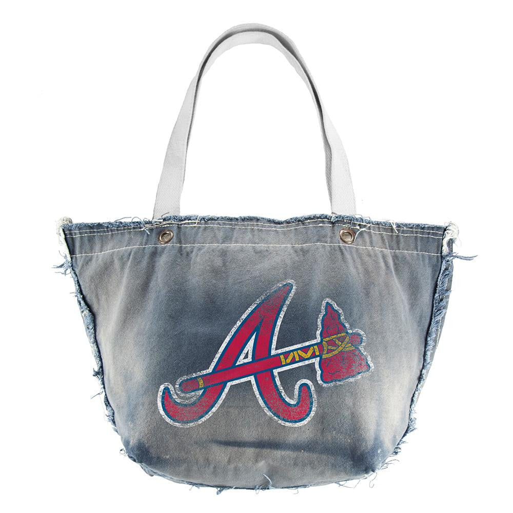 Atlanta Braves MLB Vintage Denim Tote