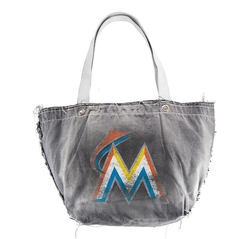 Miami Marlins MLB Vintage Denim Tote