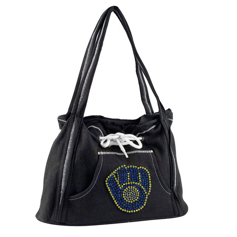 Milwaukee Brewers MLB Sport Noir Hoodie Purse