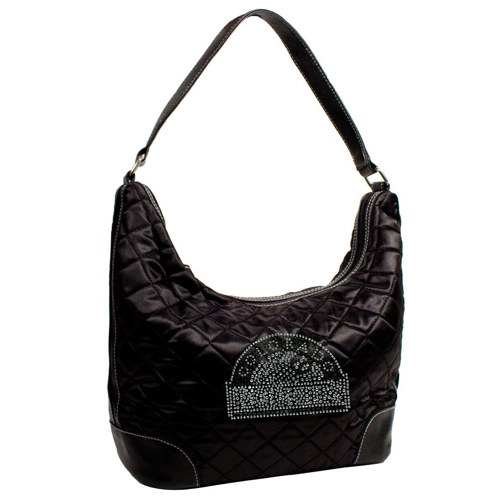 Colorado Rockies MLB Sport Noir Quilted Hobo