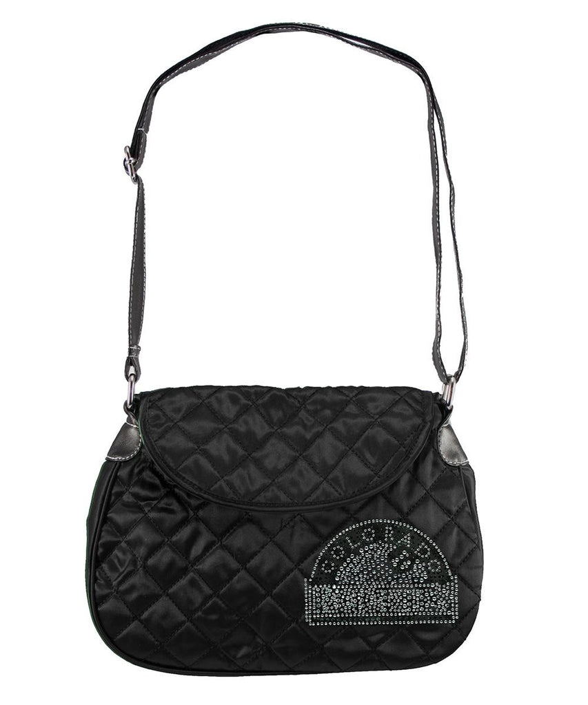 Colorado Rockies MLB Sport Noir Quilted Saddlebag