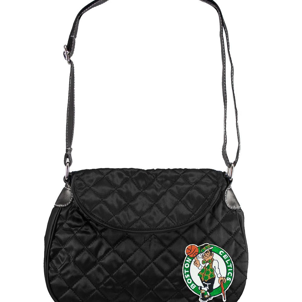 Boston Celtics NBA Quilted Saddlebag (Black)