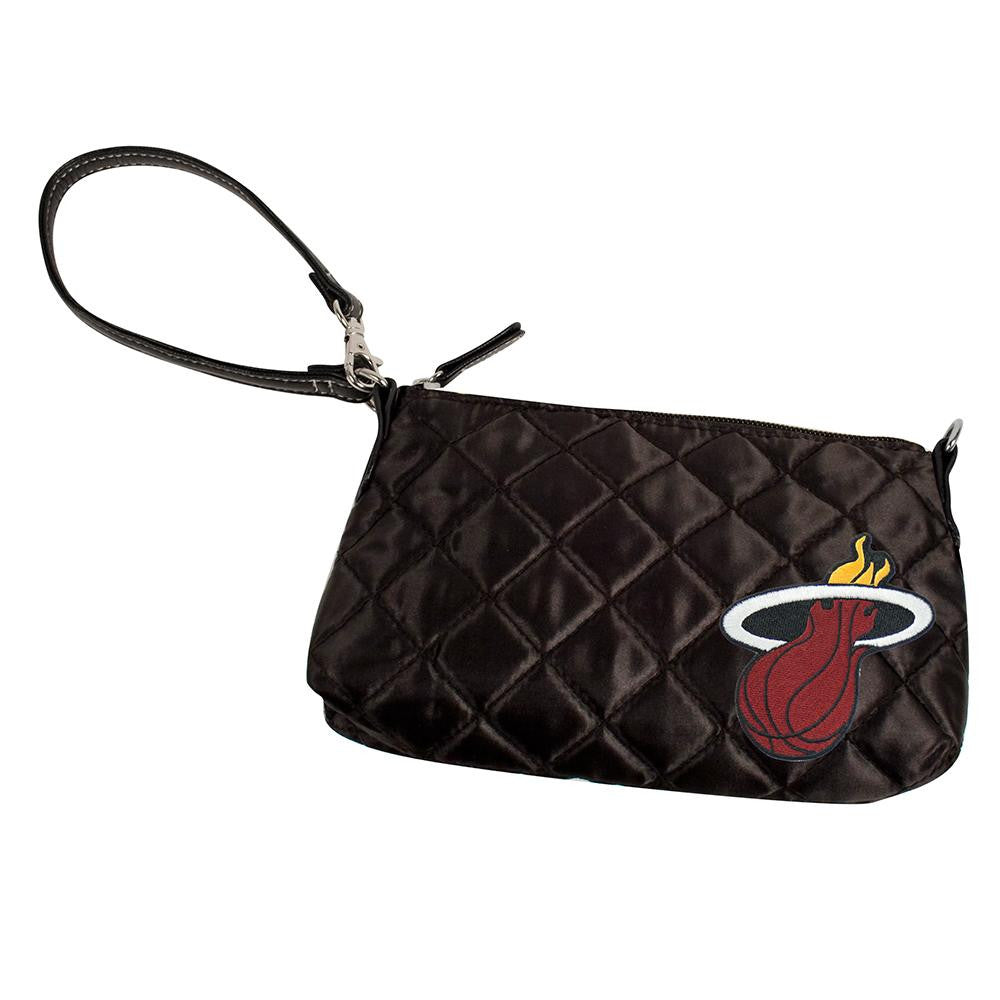 Miami Heat NBA Quilted Wristlet (Black)