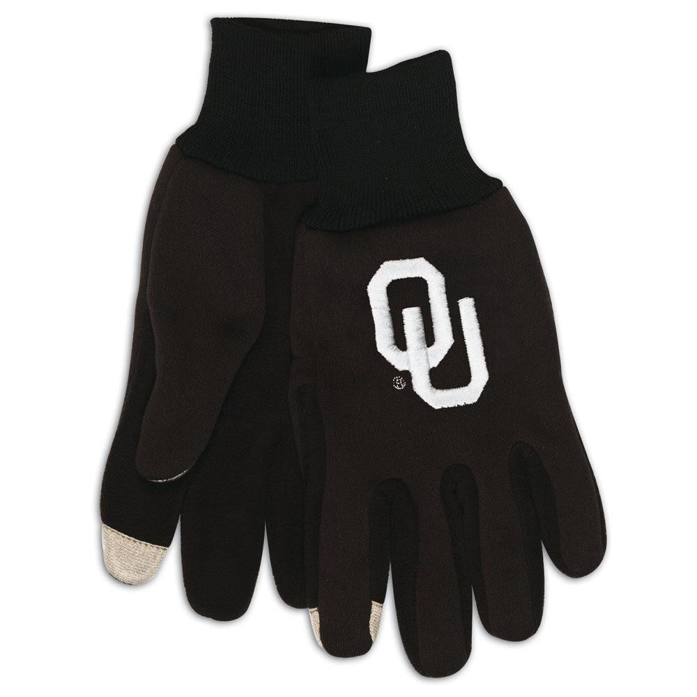 Oklahoma Sooners NCAA Technology Gloves (Pair)