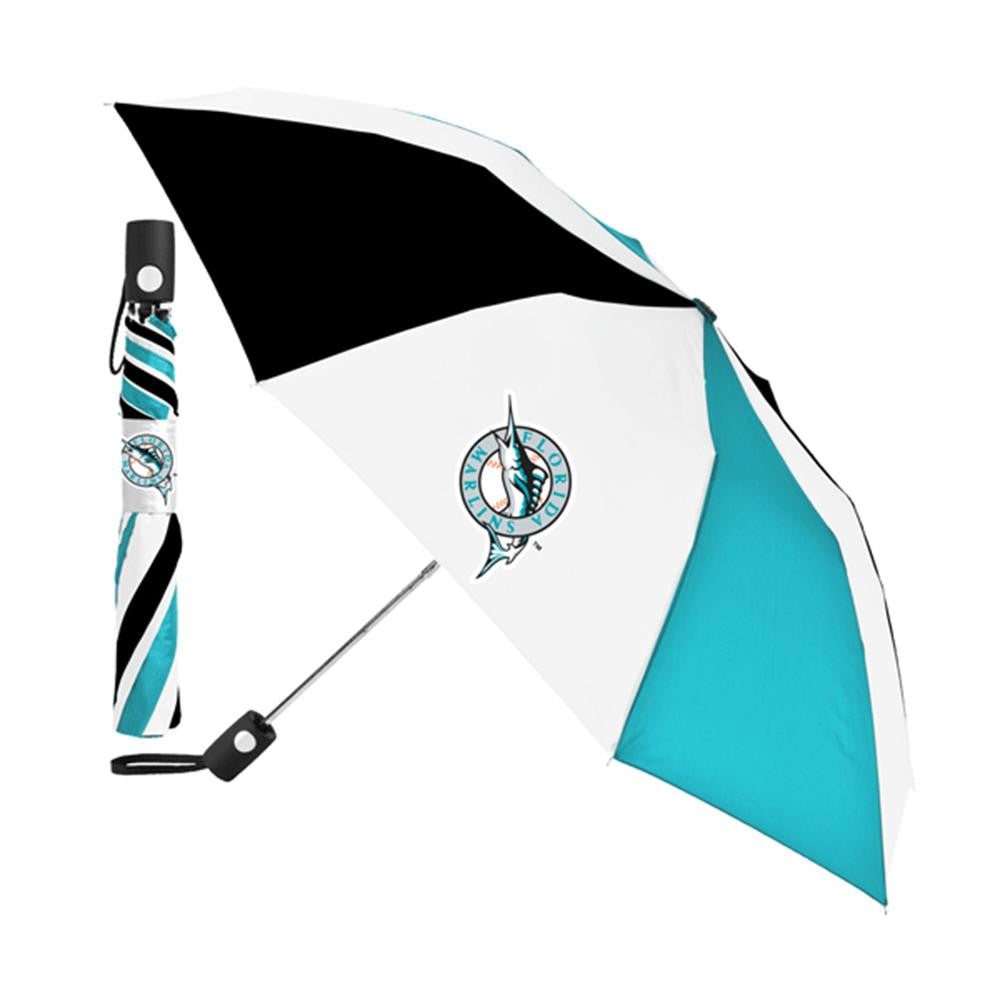 Miami Marlins MLB Automatic Folding Umbrella