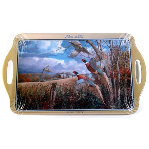 Pheasants Wild Wing Serving Tray (19 x 11.5)
