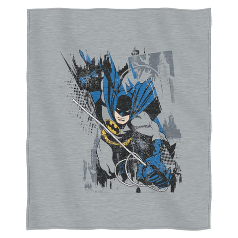 Batman Bat Jump  Sweatshirt Throw (50 x 60)