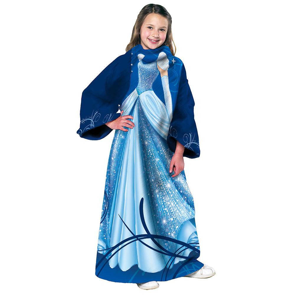 Cinderella - Being Cinderella  Youth Comfy Throw Blanket w-Sleeves