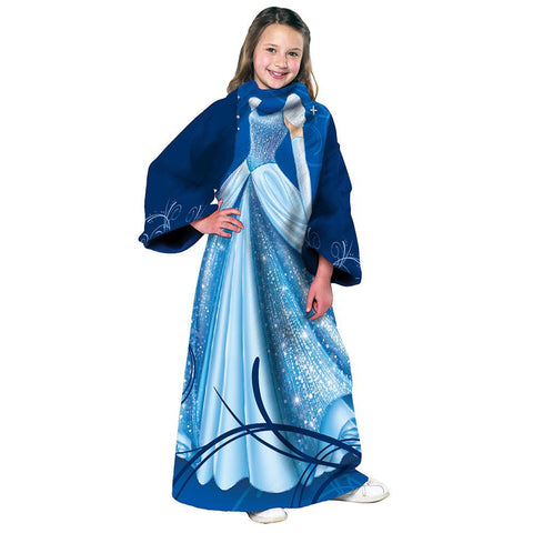 Cinderella - Being Cinderella  Youth Comfy Throw Blanket w-Sleeves