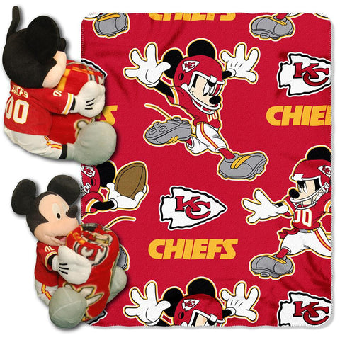Kansas City Chiefs NFL Mickey Mouse with Throw Combo