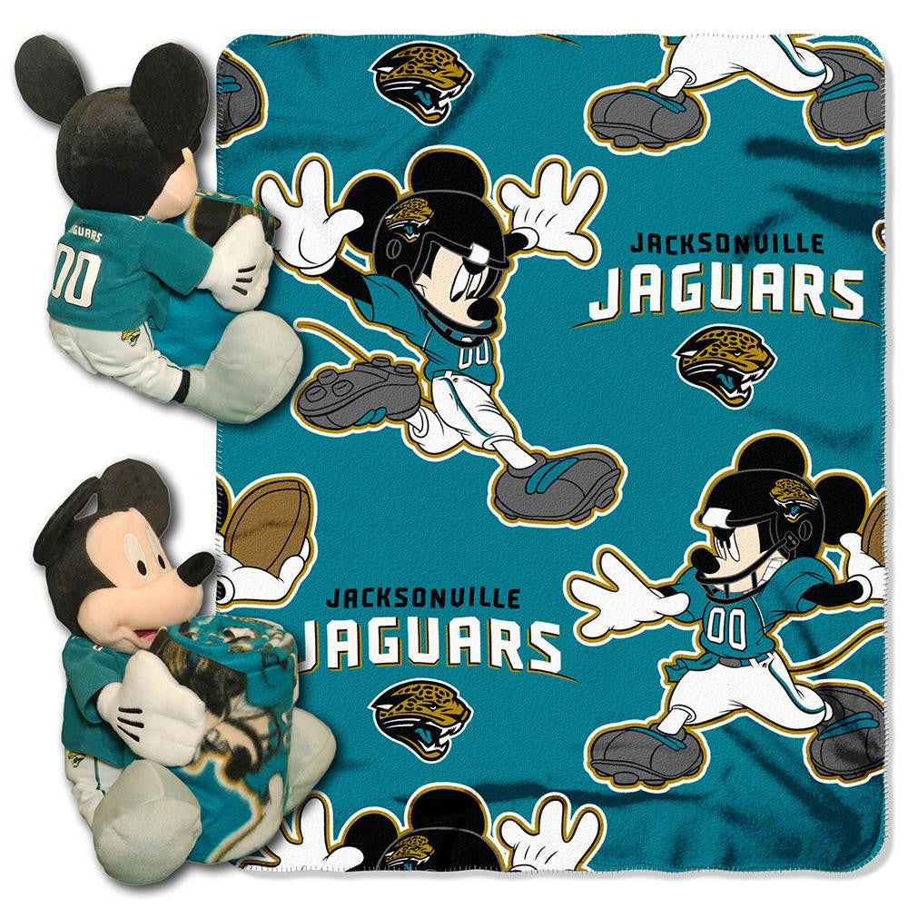 Jacksonville Jaguars NFL Mickey Mouse with Throw Combo