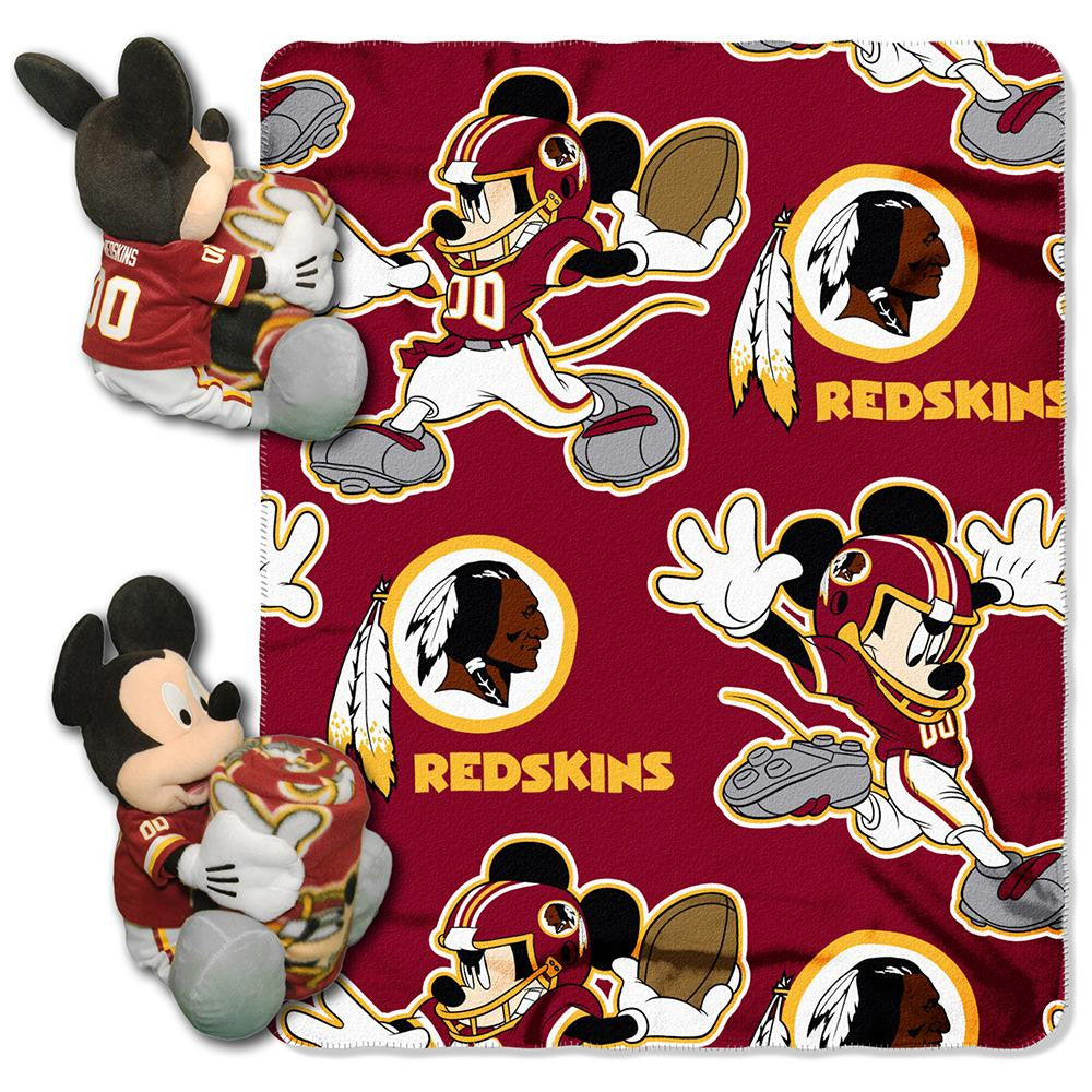 Washington Redskins NFL Mickey Mouse with Throw Combo