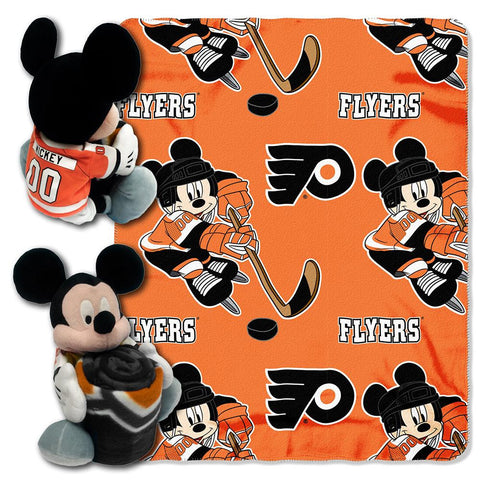 Philadelphia Flyers NHL Mickey Mouse with Throw Combo