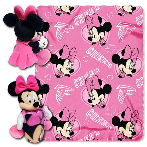 Atlanta Falcons NFL Minnie Mouse with Throw Combo