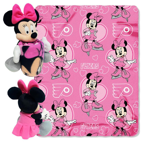 Philadelphia Flyers NHL Minnie Mouse with Throw Combo