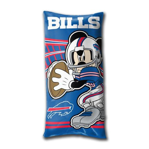 Buffalo Bills NFL Mickey Folded Body Pillow (18in x 36in)