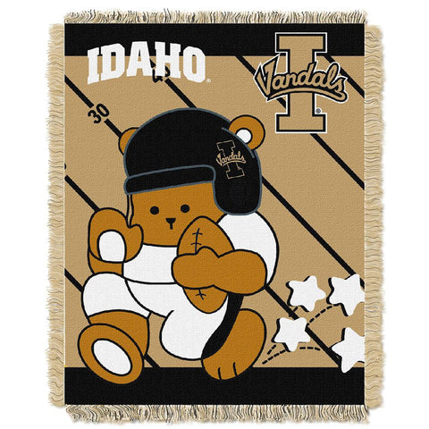 Idaho Vandals NCAA Triple Woven Jacquard Throw (Fullback Baby Series) (36x48)