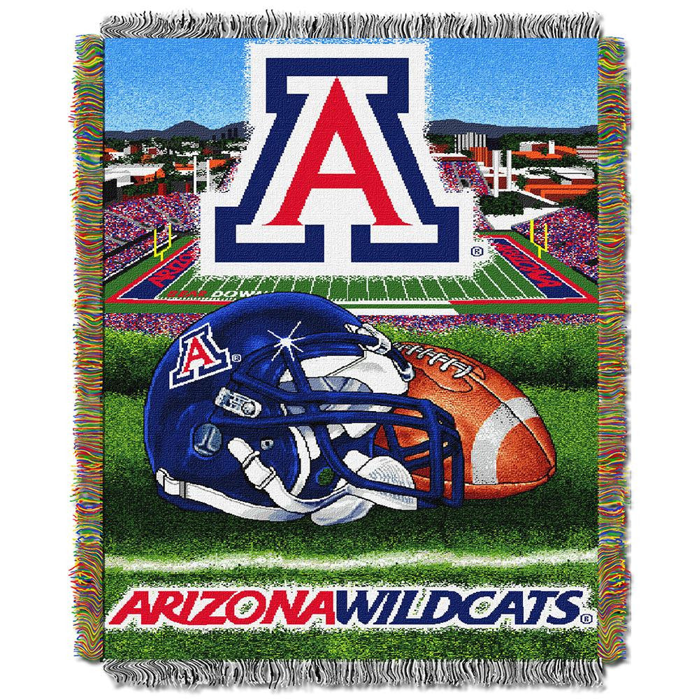 Arizona Wildcats NCAA Woven Tapestry Throw (Home Field Advantage) (48x60)