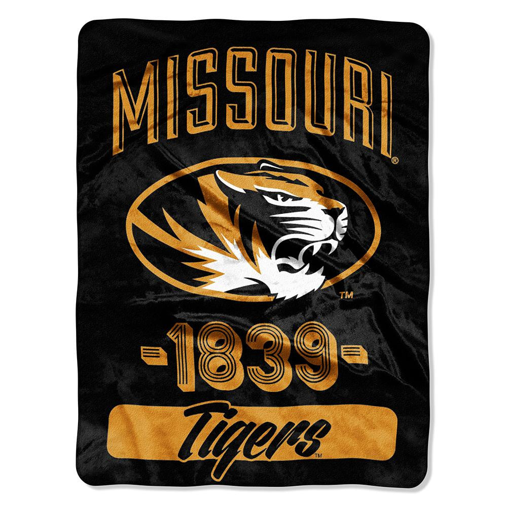 Missouri Tigers NCAA Micro Raschel Blanket (Varsity Series) (48x60)