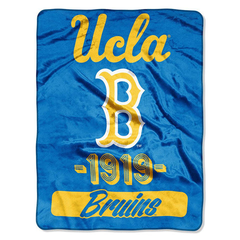 UCLA Bruins NCAA Micro Raschel Blanket (Varsity Series) (48x60)