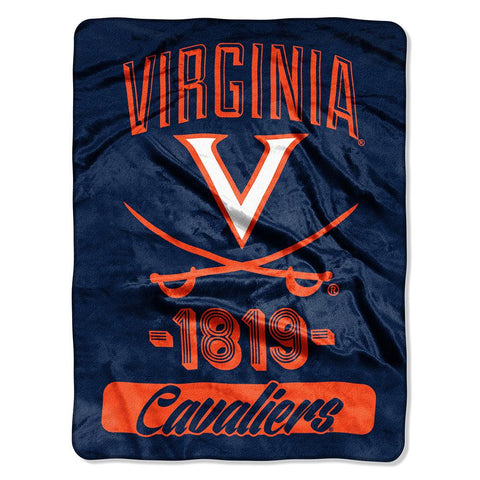 Virginia Cavaliers NCAA Micro Raschel Blanket (Varsity Series) (48x60)