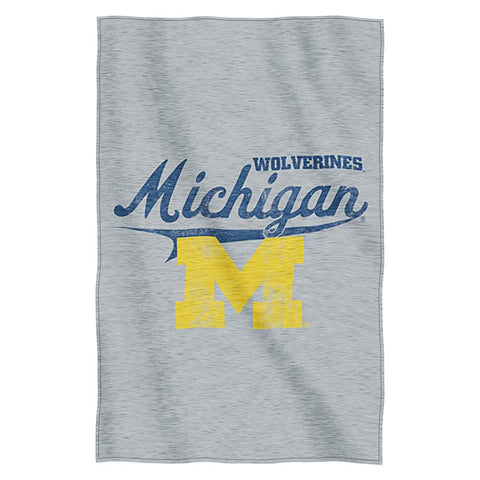 Michigan Wolverines NCAA Sweatshirt Throw