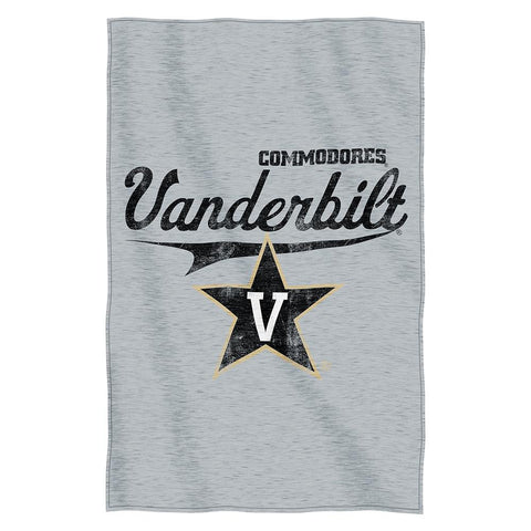 Vanderbilt Commodores NCAA Sweatshirt Throw (54inx84in)