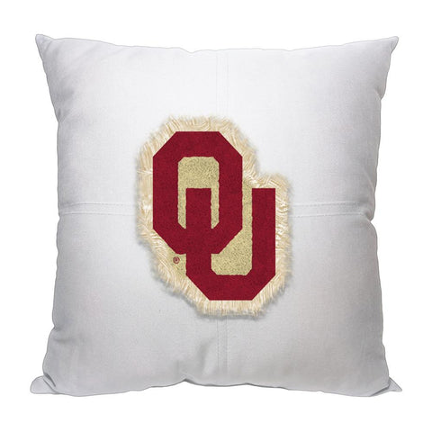 Oklahoma Sooners NCAA Team Letterman Pillow (18x18)