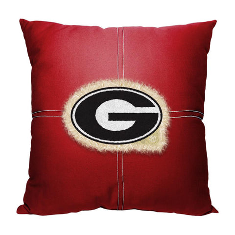 Georgia Bulldogs NCAA Team Letterman Pillow (18x18)