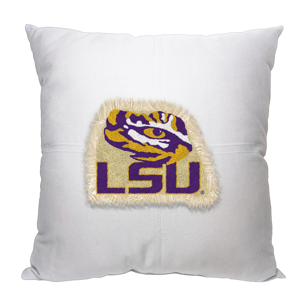 LSU Tigers NCAA Team Letterman Pillow (18x18)