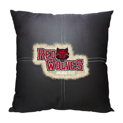 Arkansas State Red Wolves NCAA Team Letterman Pillow (18x18)