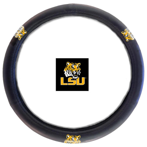 LSU Tigers NCAA Steering Wheel Cover (14.5 to 15.5)