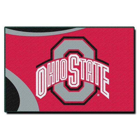 Ohio State Buckeyes NCAA Tufted Rug (Cosmic Series) (59x39)