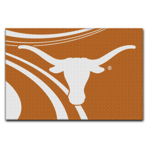 Texas Longhorns NCAA Tufted Rug (Cosmic Series) (59x39)