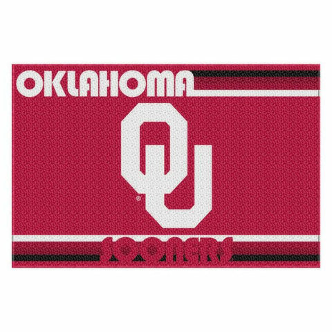 Oklahoma Sooners NCAA Tufted Rug (Old Glory Series) (59x39)