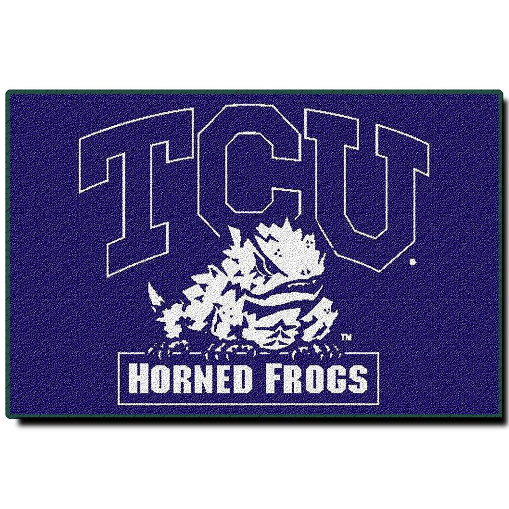 Texas Christian Horned Frogs NCAA Tufted Rug (30x20)