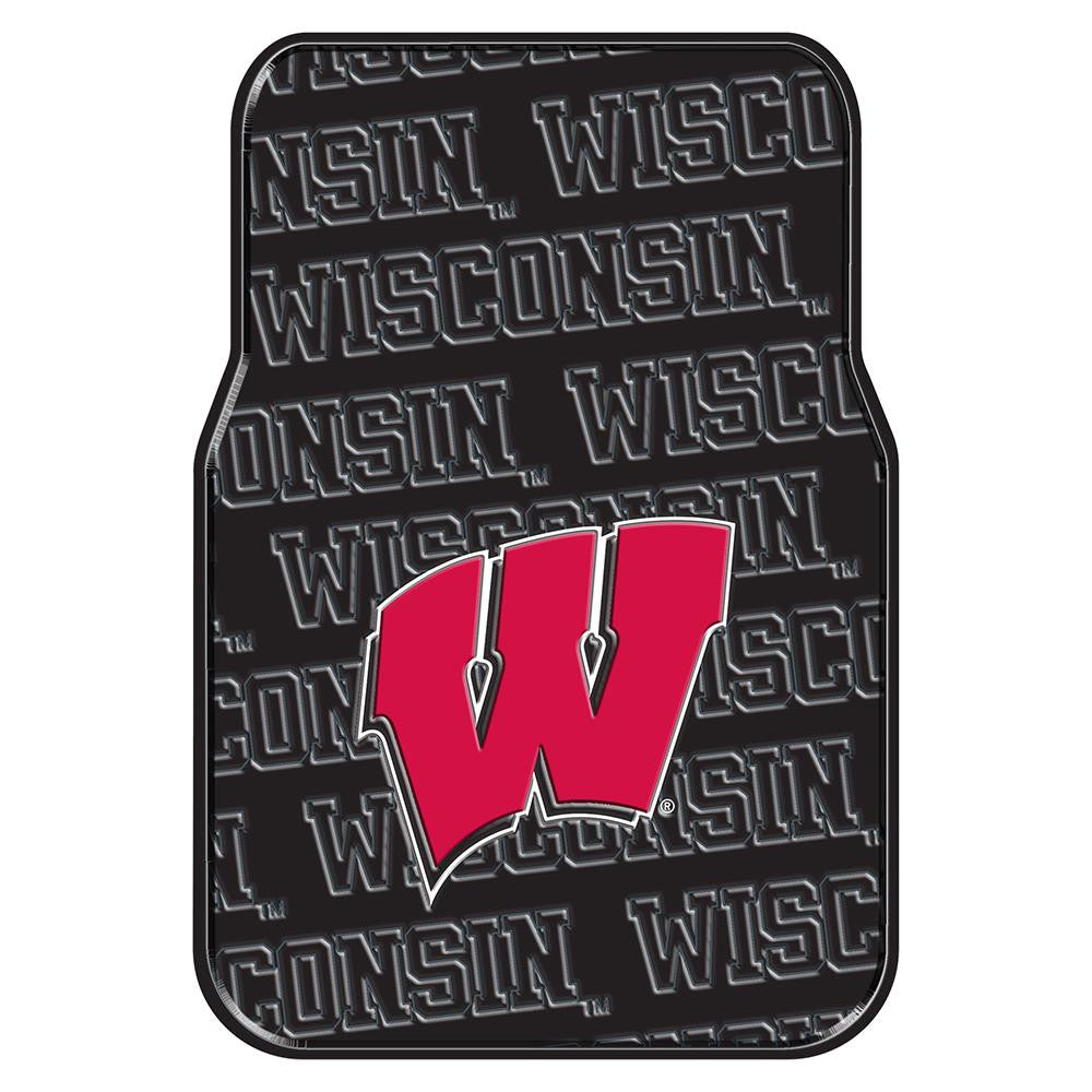 Wisconsin Badgers NCAA Car Front Floor Mats (2 Front) (17x25)