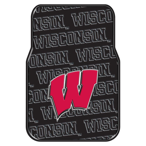 Wisconsin Badgers NCAA Car Front Floor Mats (2 Front) (17x25)