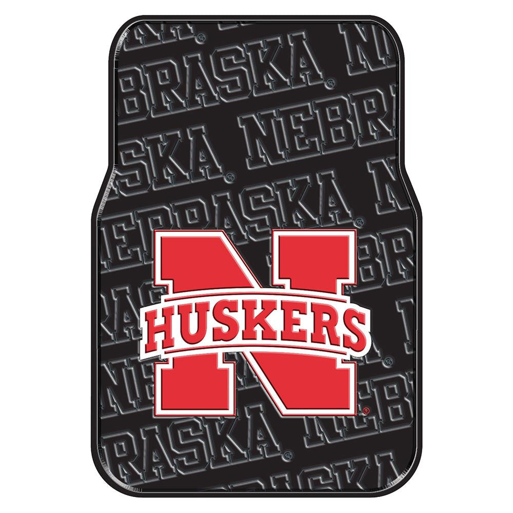 Nebraska Cornhuskers NCAA Car Front Floor Mats (2 Front) (17x25)
