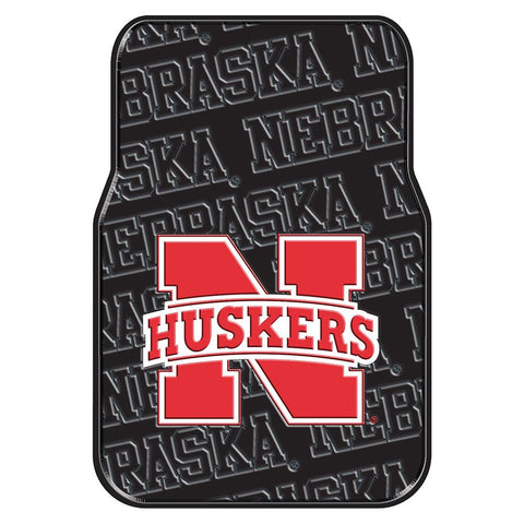 Nebraska Cornhuskers NCAA Car Front Floor Mats (2 Front) (17x25)