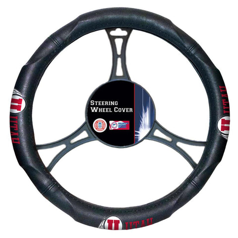 Utah Utes NCAA Steering Wheel Cover (14.5 to 15.5)