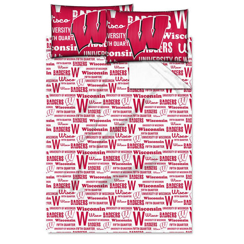 Wisconsin Badgers NCAA Full Sheet Set (Anthem Series)