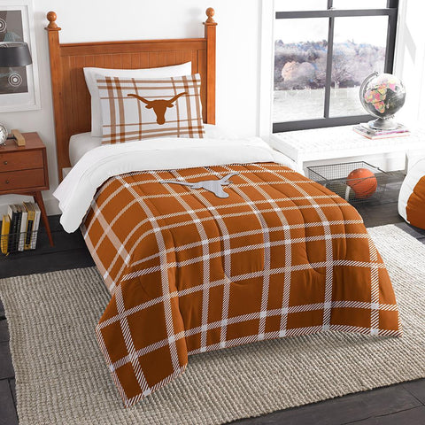 Texas Longhorns NCAA Twin Comforter Set (Soft & Cozy) (64 x 86)